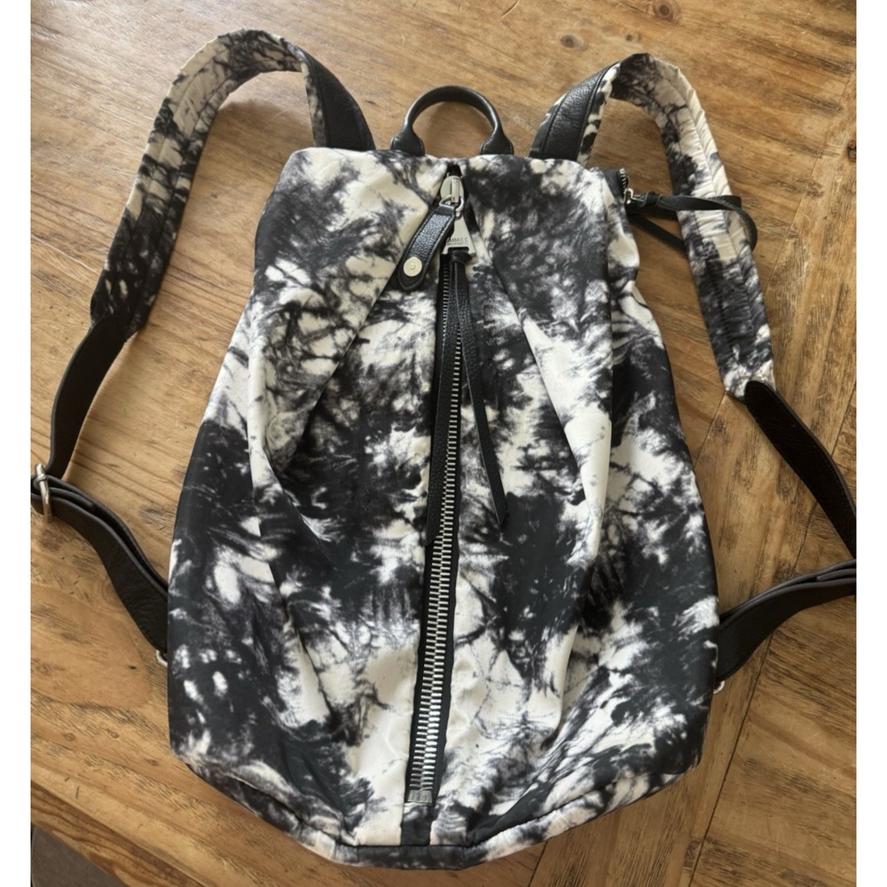 Aimee Kestenberg Vanilla & Black Tie Dye Tamitha Backpack - Picture 2 of 14